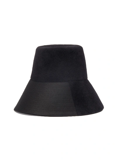 Valentino Garavani Twill Brim Felt Bucket Hat