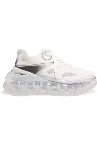 Shoes 53045 Bump Air Faux Leather, Mesh And Neoprene Sneakers In 