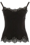 DOLCE & GABBANA DOLCE & GABBANA LACE DETAIL CAMISOLE