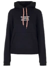 BURBERRY BURBERRY LOGO EMBROIDERED HOODIE