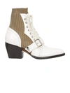 CHLOÉ RYLEE SOCK ANKLE BOOTS,CHC19W249H4119