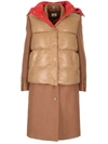 BURBERRY BURBERRY DETACHABLE PUFFER GILET PANELED COAT