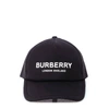 BURBERRY BURBERRY LOGO PRINT TRUCKER BASEBALL CAP