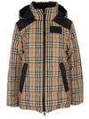 BURBERRY BURBERRY REVERSIBLE VINTAGE CHECK DOWN JACKETS