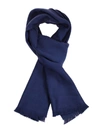 Gucci Gg Supreme Pattern Two-sided Scarf In Blu