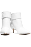 PAUL ANDREW PAUL ANDREW WOMAN BANNER LEATHER ANKLE BOOTS WHITE,3074457345620685420