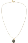 PIPPA SMALL 18-karat gold hematite necklace