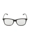 GUCCI 52MM SQUARE OPTICAL GLASSES,0400011723552