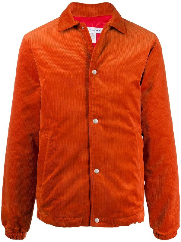 comme des garcons orange shirt