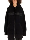 MM6 MAISON MARGIELA MM6 MAISON MARGIELA LOGO PATCH OVERSIZE HOODED JACKET