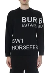 BURBERRY BURBERRY KNITTED LOGO SWEATER