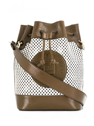 Fendi Mon Tresor Leather Satchel Bag