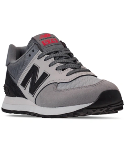 New Balance Men's 574 Casual Sneakers From Finish Line In Marblehead/varsity Orange