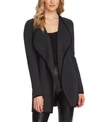 VINCE CAMUTO COTTON OPEN-FRONT HERRINGBONE CARDIGAN