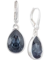 DKNY STONE TEARDROP LEVER BACK EARRINGS, CREATED FOR MACY'S