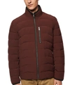 Marc New York Carlisle Water Resistant Quilted Puffer Jacket In Oxblood