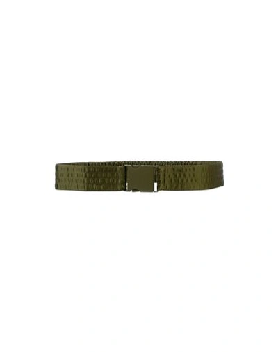 N°21 Belts In Military Green