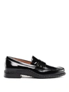 TOD'S GOMMINI DETAILED POLISHED LEATHER LOAFERS,1849a887-de2d-a921-f56e-3b3b9bec095d