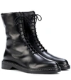 THE ROW LEATHER ANKLE BOOTS,c47f7df0-ca82-594c-dd17-faa3763efd5c