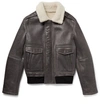 YVES SALOMON Shearling Bomber Jacket,00C928DC-8F8A-A475-D8AF-F48E979D27AD