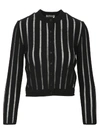 ALEXANDER MCQUEEN CARDIGAN WITH CUTOUT DETAILS,d35a9855-b1db-5357-48ab-608f9a12cebf