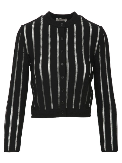 Alexander Mcqueen Cardigan With Cutout Details In Black