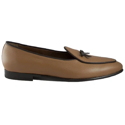 Edhen Milano Kensington Men Cognac Slippers In Brown