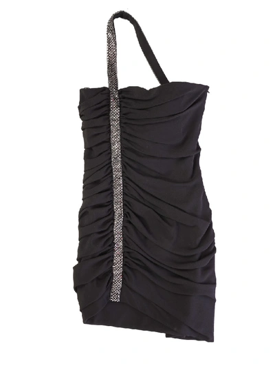 Saint Laurent Sleeveless Minidress In Black