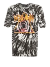 Dsquared2 Printed Tie Dye Cotton Jersey T-shirt In Black