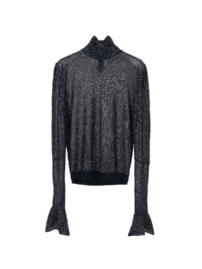Chloé Lurex Sweater In Black