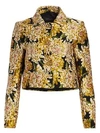 ESCADA WOMEN'S CHRYSANTHEMUM JACQUARD CROP JACKET,0400011774824