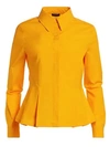 ESCADA Nadasha Stretch-Cotton Peplum Shirt