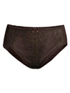 Wacoal Retro Chic High-cut Briefs In Chocolate Plum