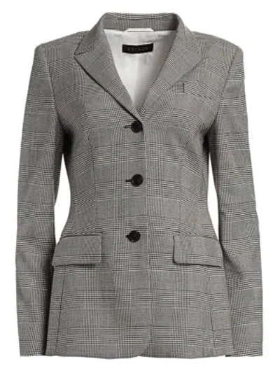 Escada Women's Glen Plaid Blazer In Grey