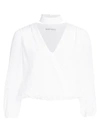 ALICE AND OLIVIA Luba Blouson Choker Top