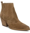 Sam Edelman Winona Bootie In Hazelnut Suede