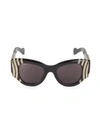 BALENCIAGA 50MM Embellished Cat Eye Sunglasses