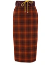 AALTO CHECK SKIRT,AALECZU3ORA