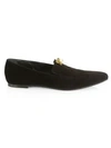 THE ROW Minimal Suede Loafers