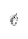 John Hardy 'lahar' Diamond Silver Ring