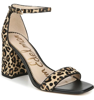 Sam Edelman Women's Daniella Leopard-print High-heel Sandals In New Nude Leopard