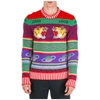 GUCCI MEN'S CREW NECK NECKLINE JUMPER SWEATER PULLOVER,474604X14726125 M