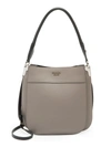 PRADA MARGIT LEATHER HOBO BAG,400011904309