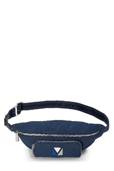 Pre-owned Louis Vuitton Blue Lv Cup Mizenu Belt Bag