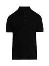 Fendi Cotton Polo Tee In Black