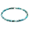 Anchor & Crew Turquoise Blue Tekapo Silver And Stone Bracelet