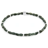 ANCHOR & CREW Green Jade Tekapo Silver & Stone Bracelet
