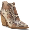 Vince Camuto Gigietta Bootie In Light Brown