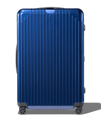 Rimowa Essential Cabin Plus Carry-on Suitcase In Blue - Polycarbonate - 22,1x17,8x9,9 In Blue Gloss