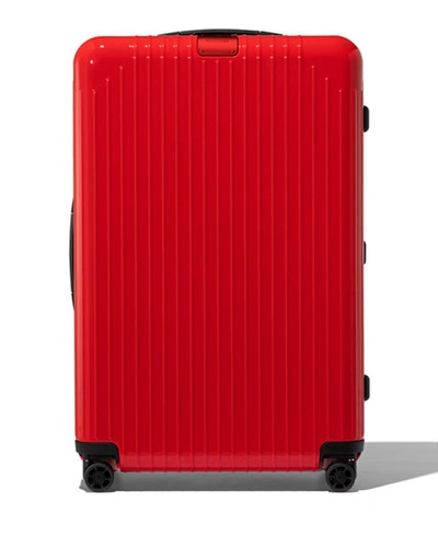 Rimowa Essential Lite Check-in L Spinner Luggage In Red Gloss